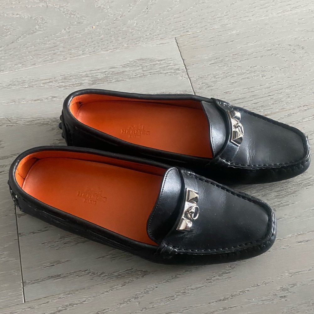 新品未使用 HERMES 【40サイズ】 モカシン Irving メドール金具 新品未使用 HERMES 【40サイズ】 モカシン Irving メドール金具